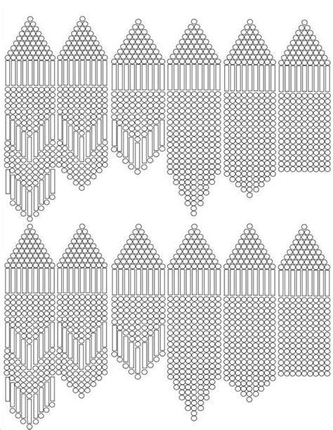 Download Beading Graph Paper Here httpswww. . Free printable brick stitch earring graph paper